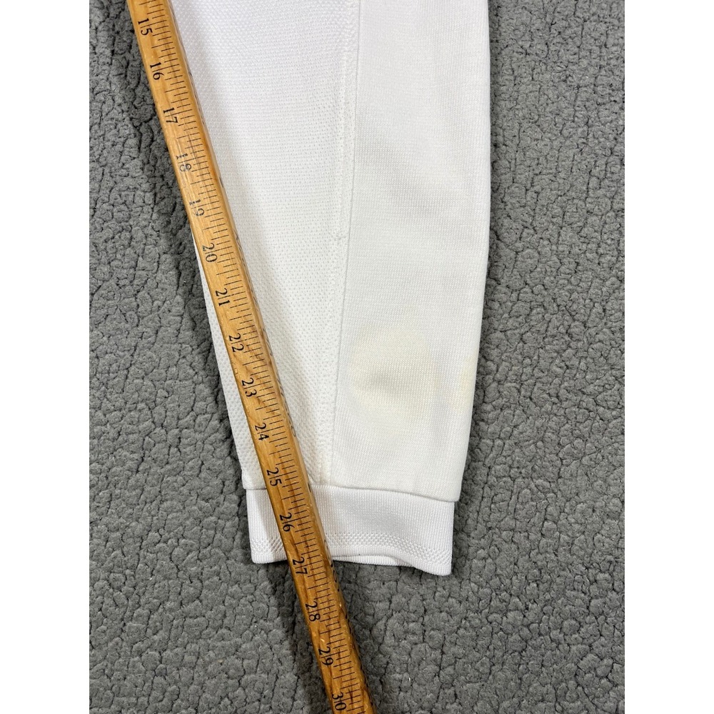 Nike Court Tennis Joggers Women's XL White Cotton Blend Mesh‎ Pants 894871-100 - Picture 13 of 14